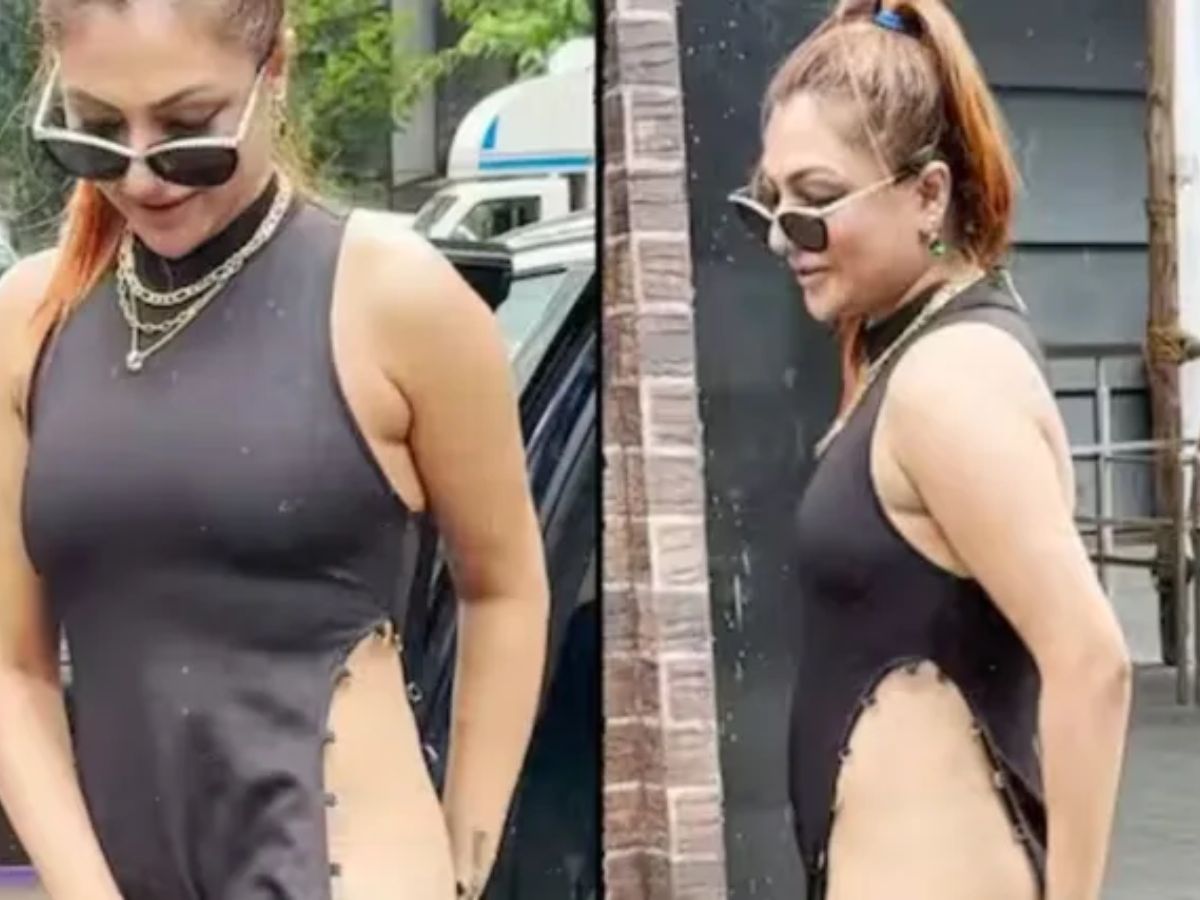 Black Side Open Dress