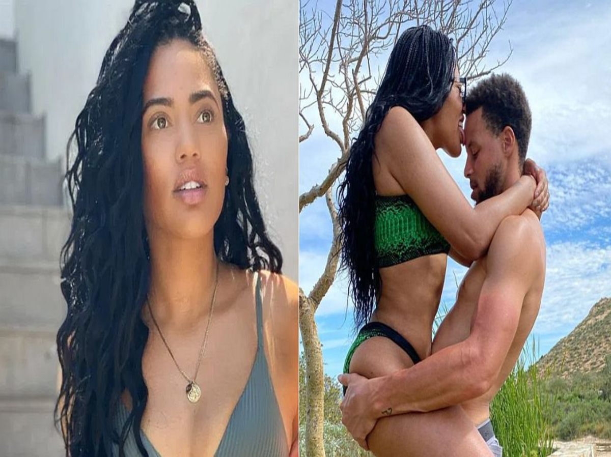 Stephen Curry enjoying a beach day in Kailua, Hawaii, with his wife Ayesha and daughters Ryan and Riley, capturing moments of family joy.