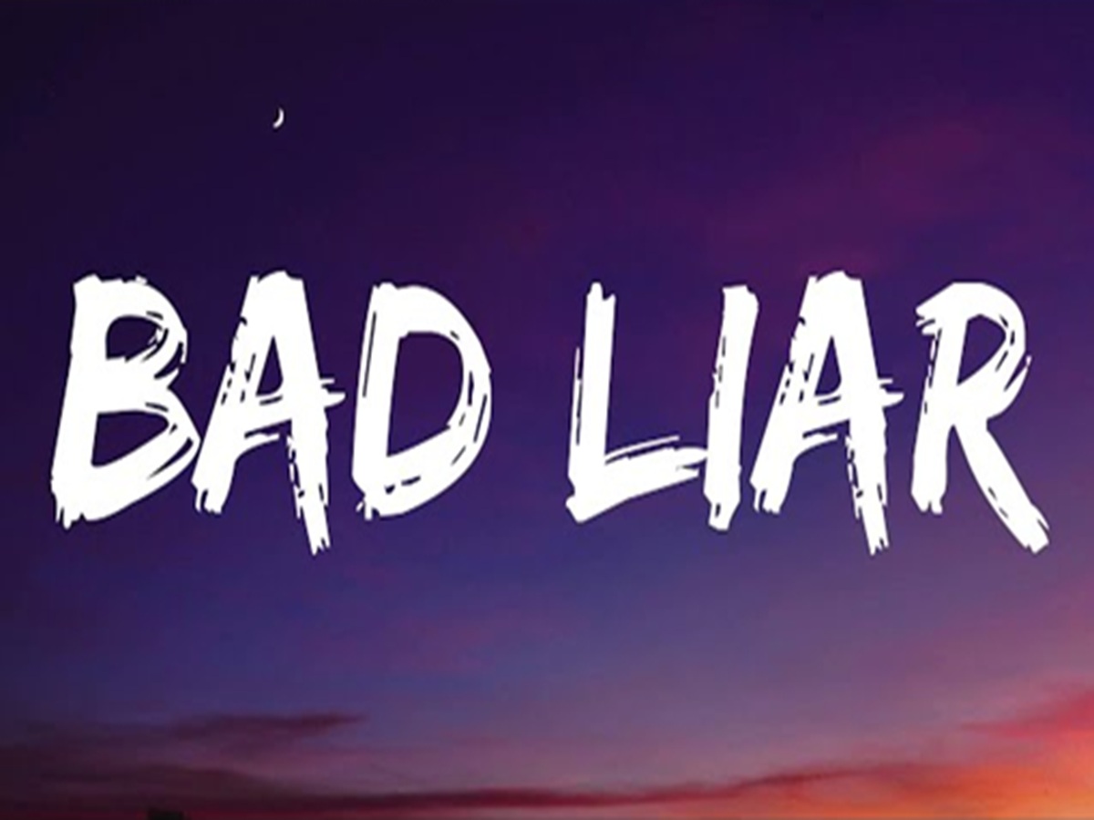 Album artwork and live performance images of Imagine Dragons' song “Bad Liar”