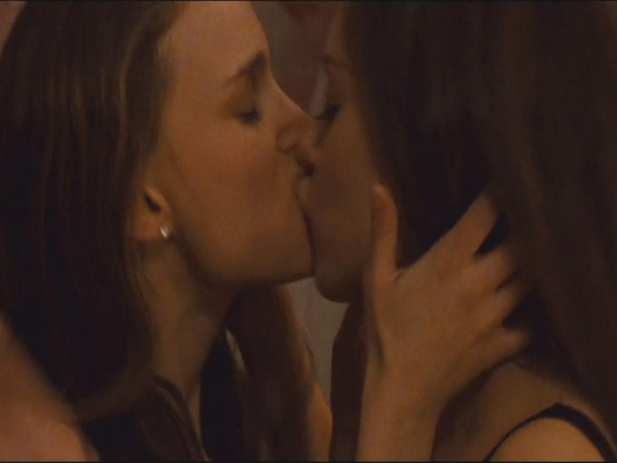 An electrifying moment showcasing intense chemistry between two characters, highlighting their undeniable attraction and passion.