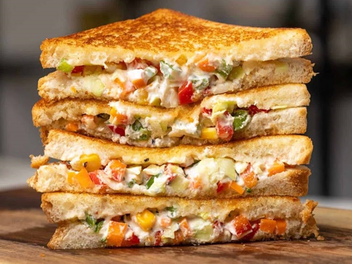 Curd Bread Sandwich