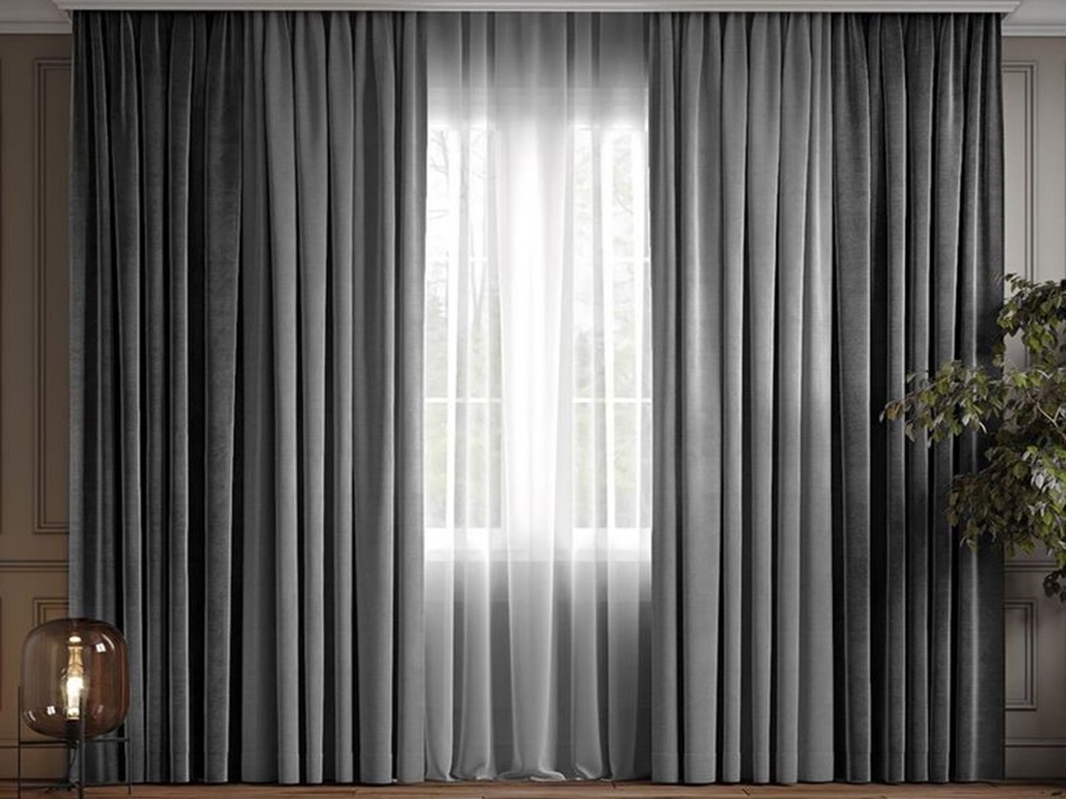 Close curtains in Daytime