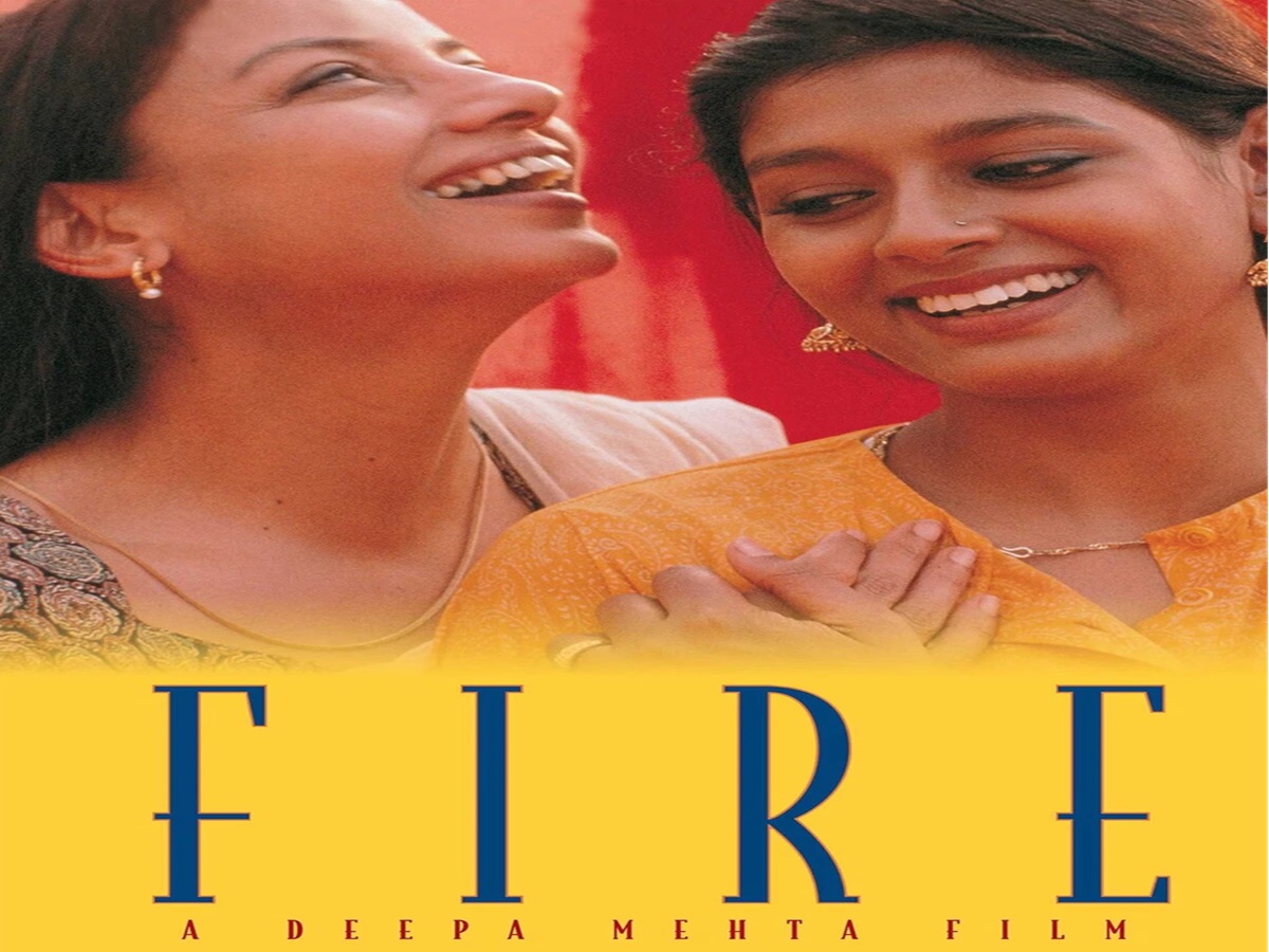 Nandita Das and Shabana Azmi share a quiet, intimate moment in Fire.