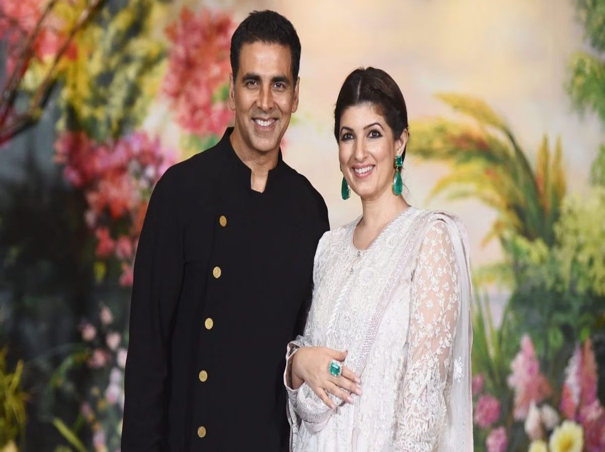 Twinkle Khanna and Akshay Kumar with their son Aarav, born on September 15, 2002
