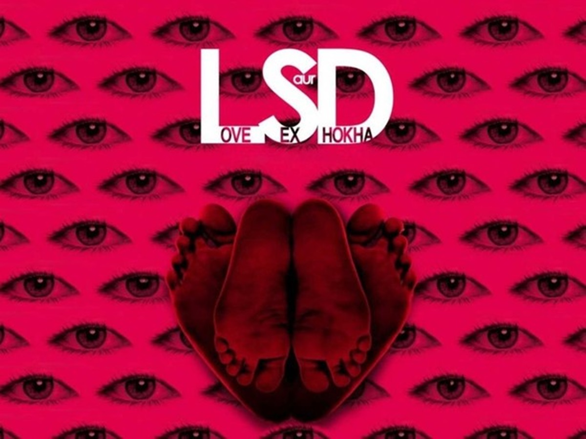 LSD Love Sex Aur Dhokha movie still featuring Rajkummar Rao and Nushrat Bharucha