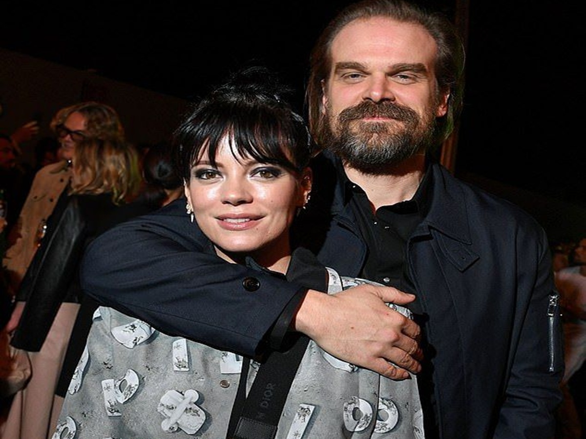 Lily Allen and David Harbour