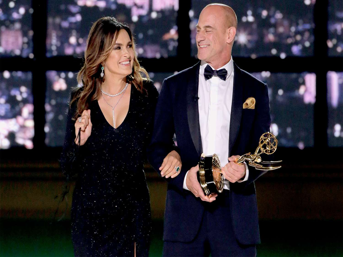 A captivating scene from Law & Order: SVU highlighting the incredible chemistry between the two lead characters, sparking curiosity about their off-screen relationship.