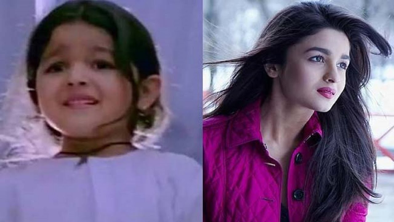 Alia Bhatt as a child artist in Sangharsh and her evolution as a leading actress in Bollywood.