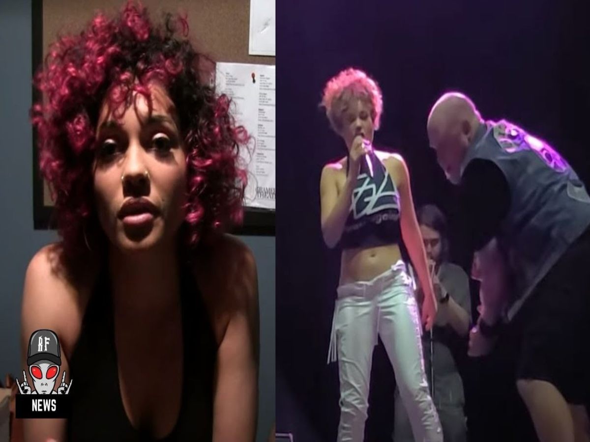 Singer Pink caught in a moment of public urination, highlighting a relatable yet embarrassing situation many have faced.