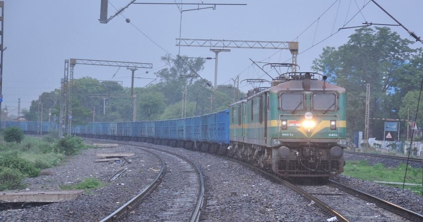 Super Vasuki freight train showcasing its remarkable length and power.