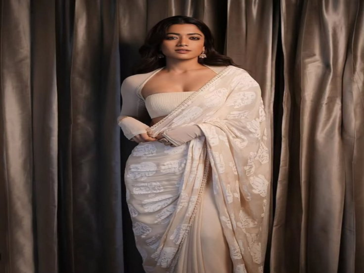 Saree Elegance with a Bold Twist