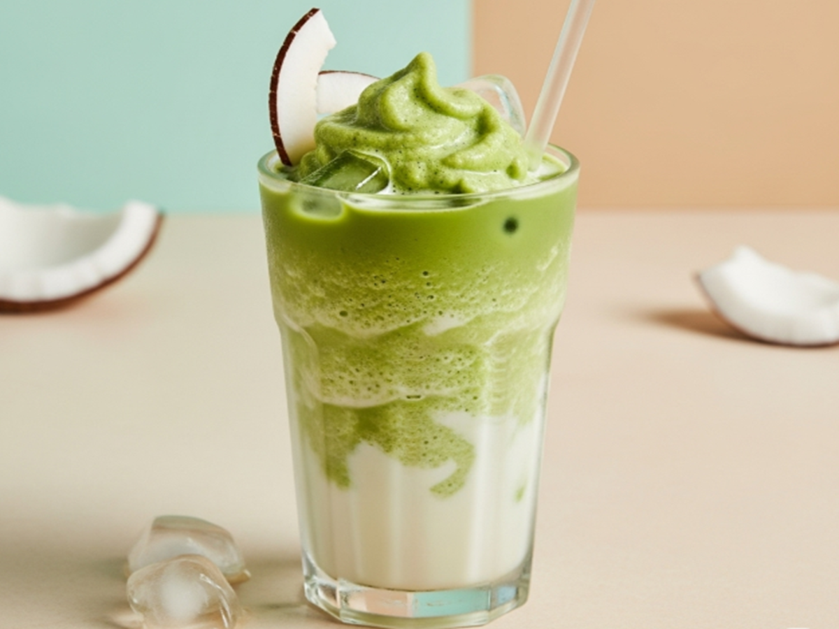 Matcha Coconut Frappe