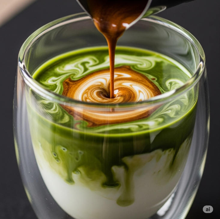 Dirty Matcha Espresso Fusion