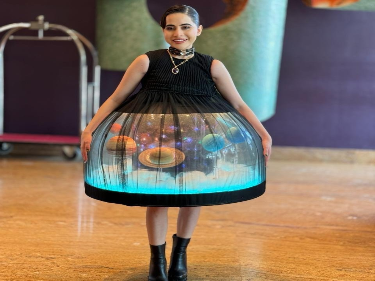 Mirror mosaic and glass shared gowns