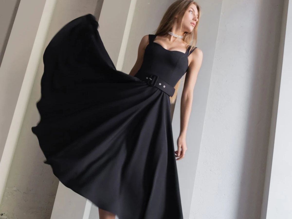 The classic black dress