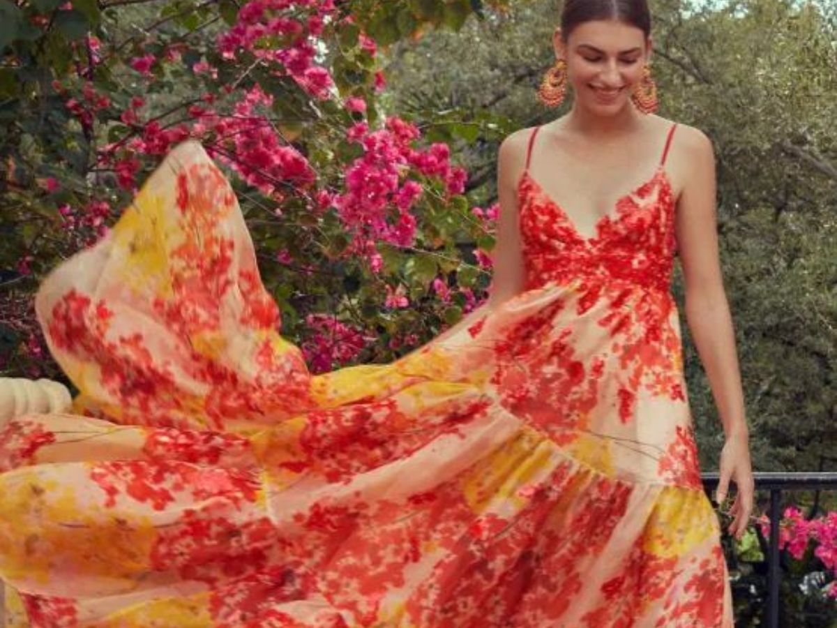 The flowing maxi dress