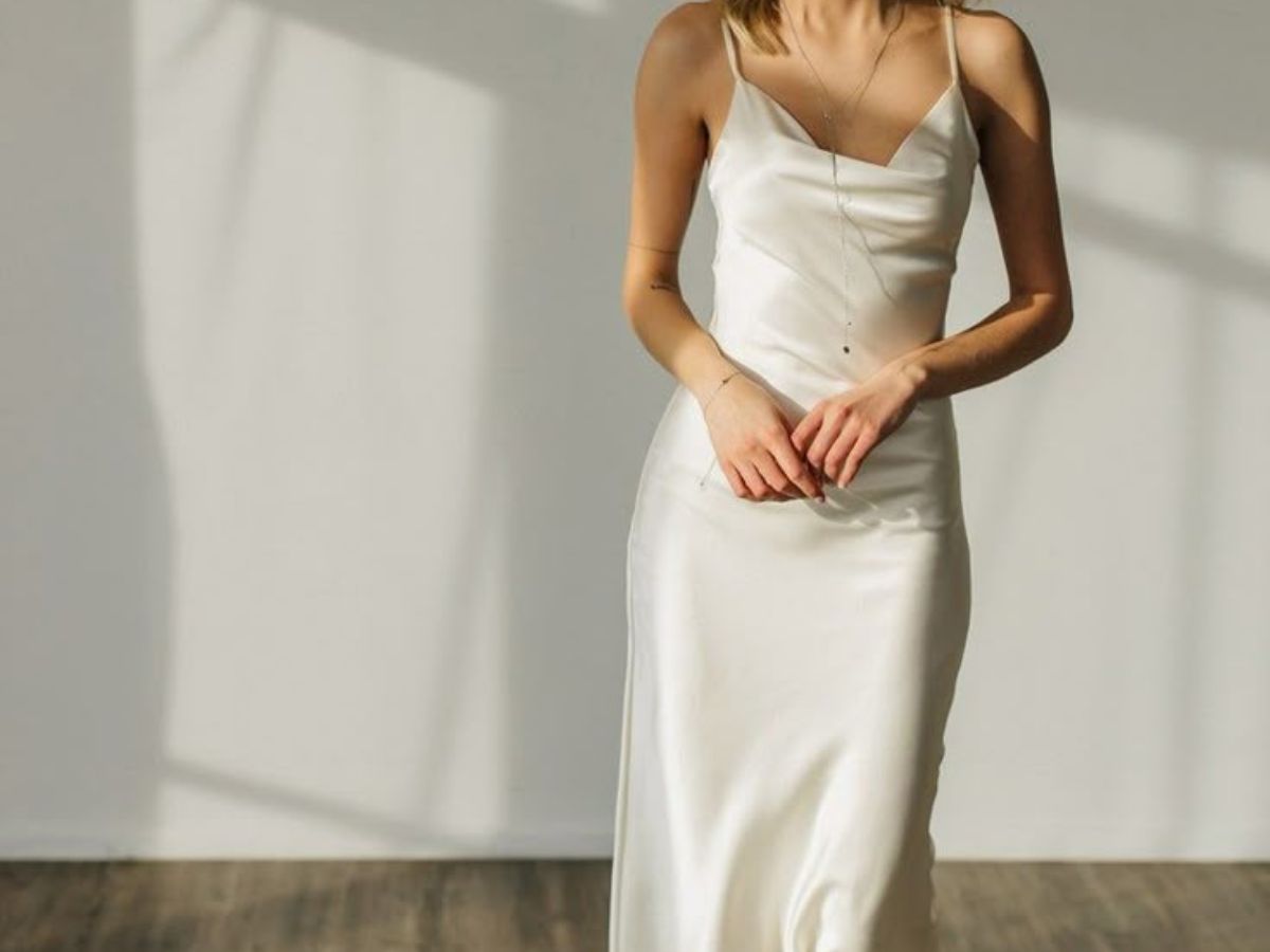 The sleek slip dress