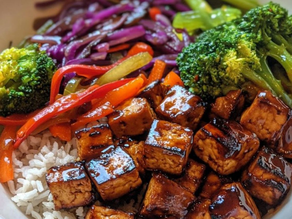Rainbow veggie stir fry- by Jamie Oliver