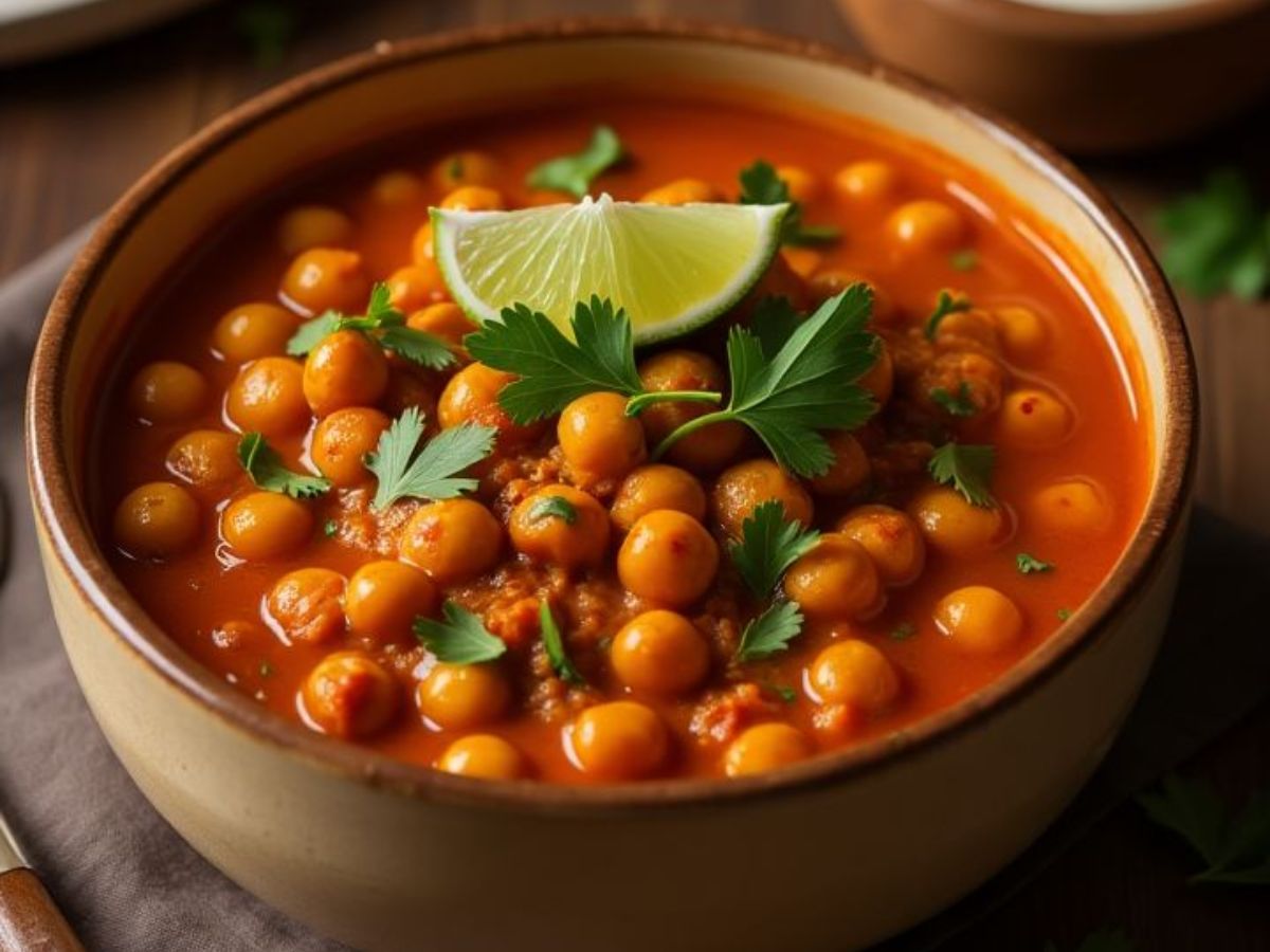Chickpea and spinach curry- by Sanjeev Kapoor
