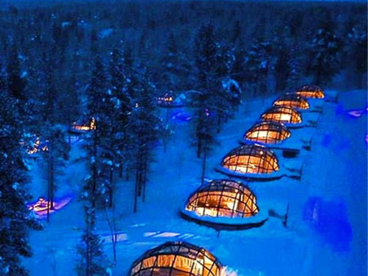 Kakslauttanen Glass Igloo, Finnish Lapland