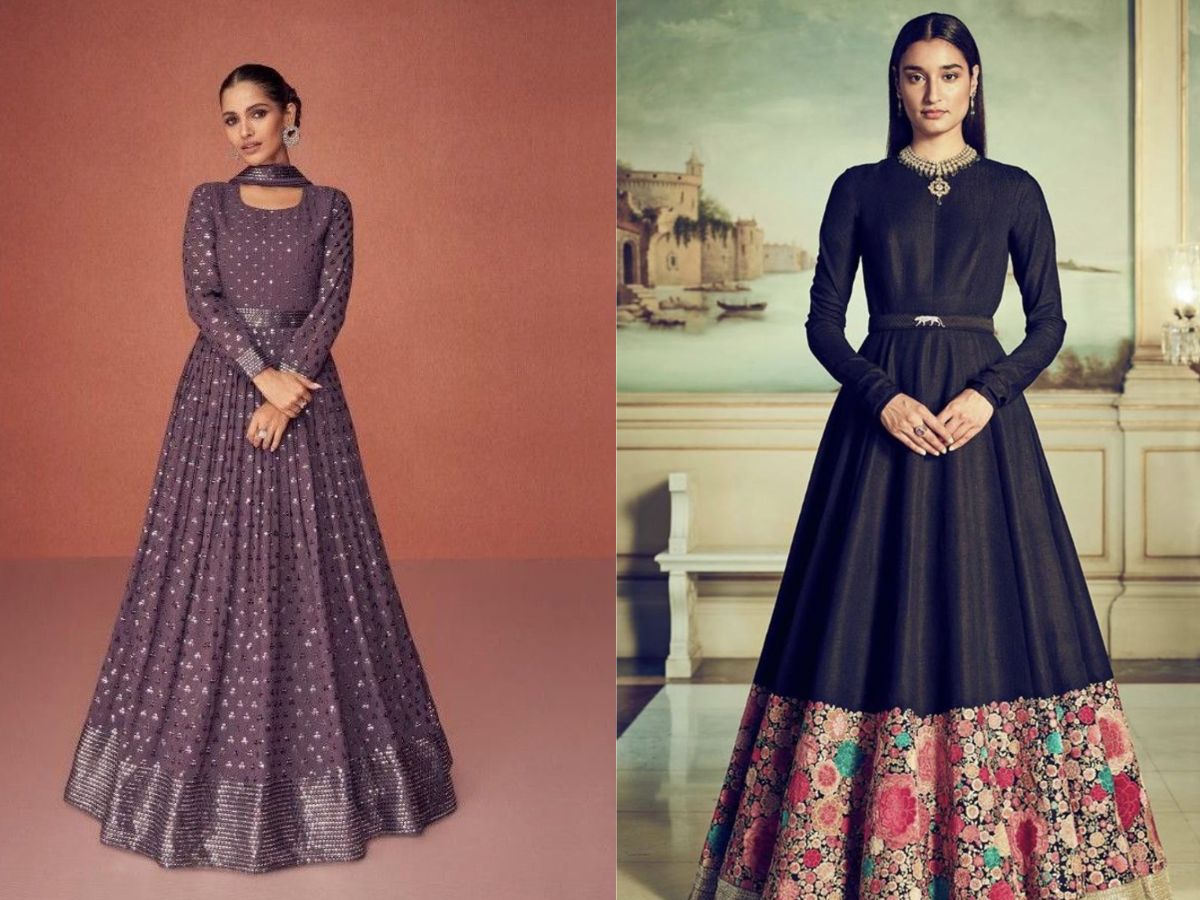 Regal floor length elegance