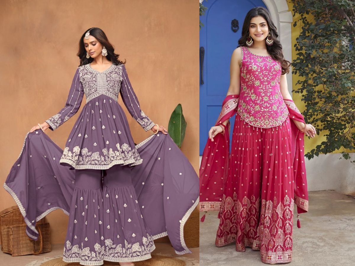 Kurta with Plazzo or Sharara