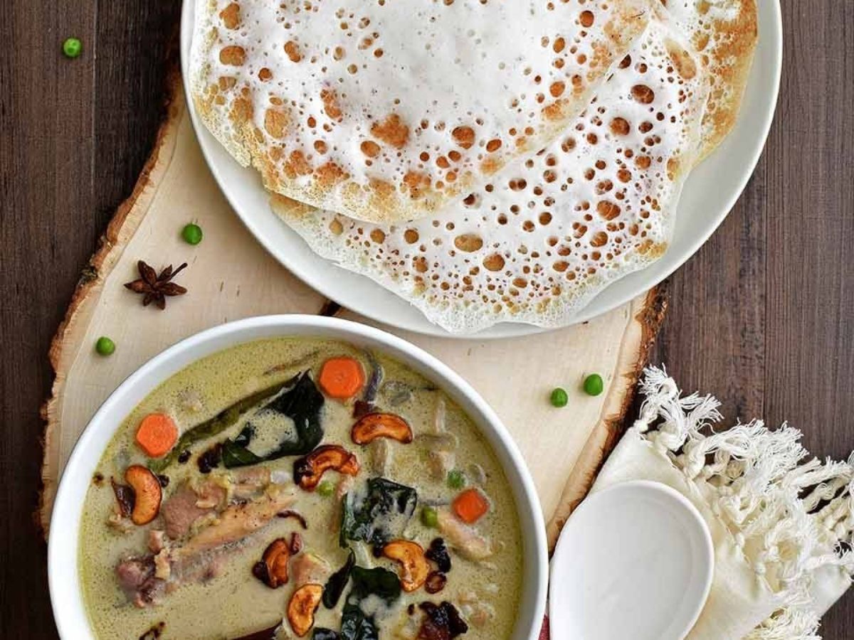 Appam with Stew