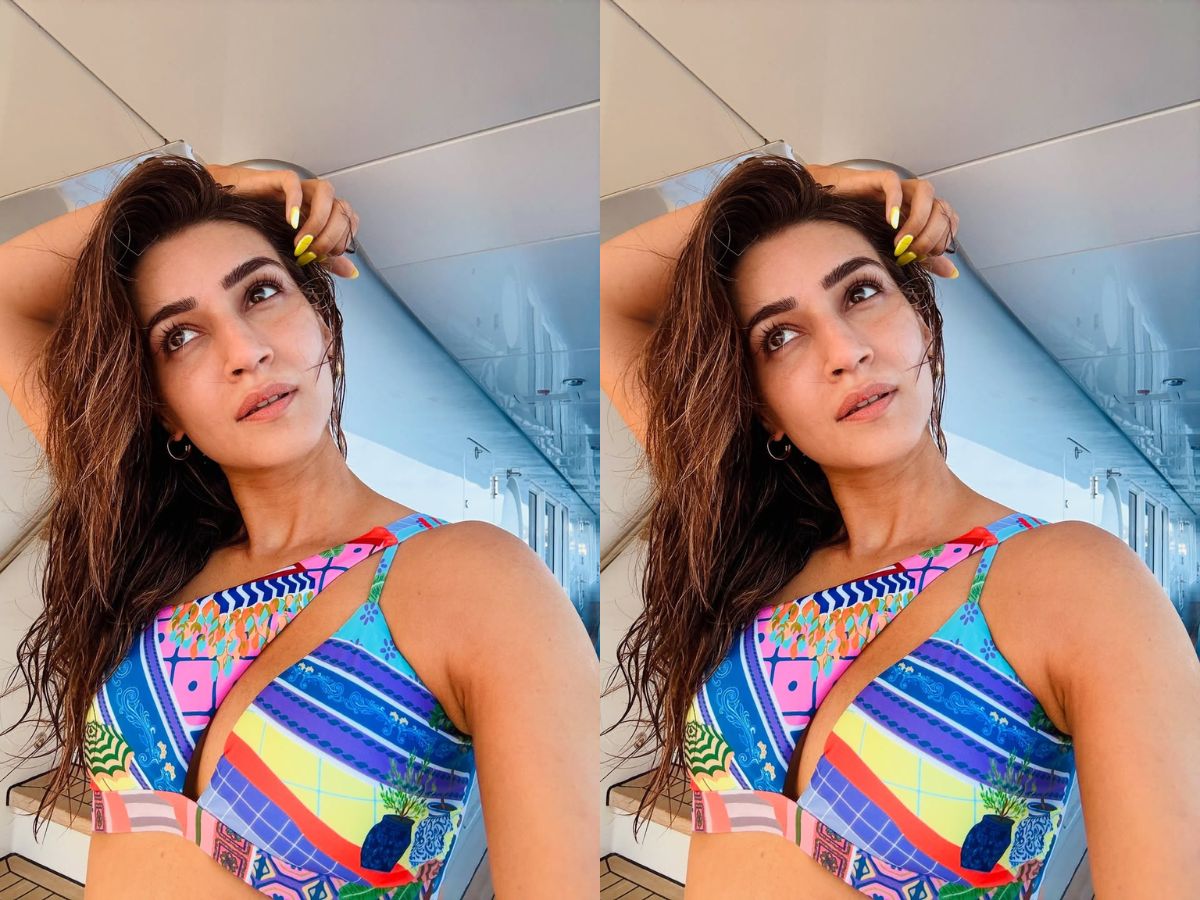 Colourful Cut-Out Swimwear