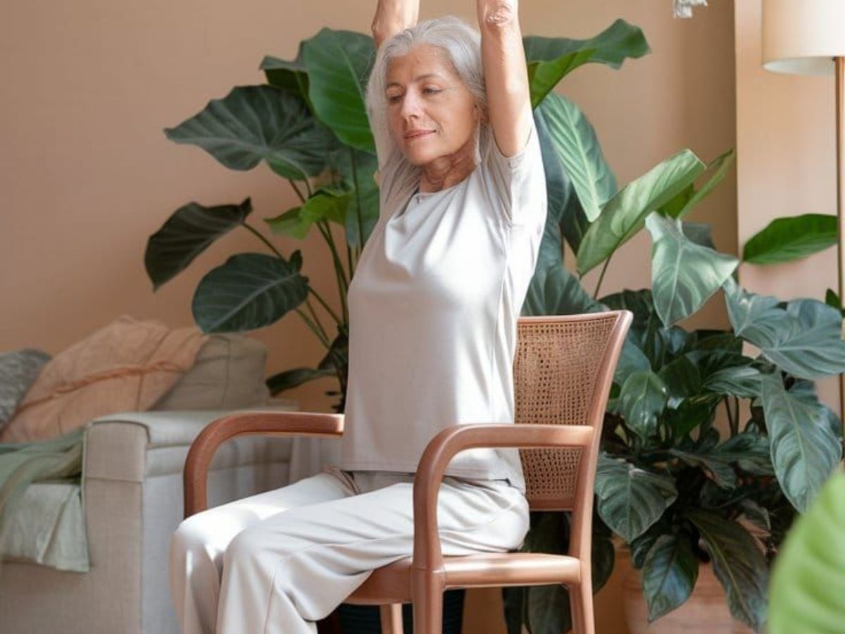 Chair Meditation pose