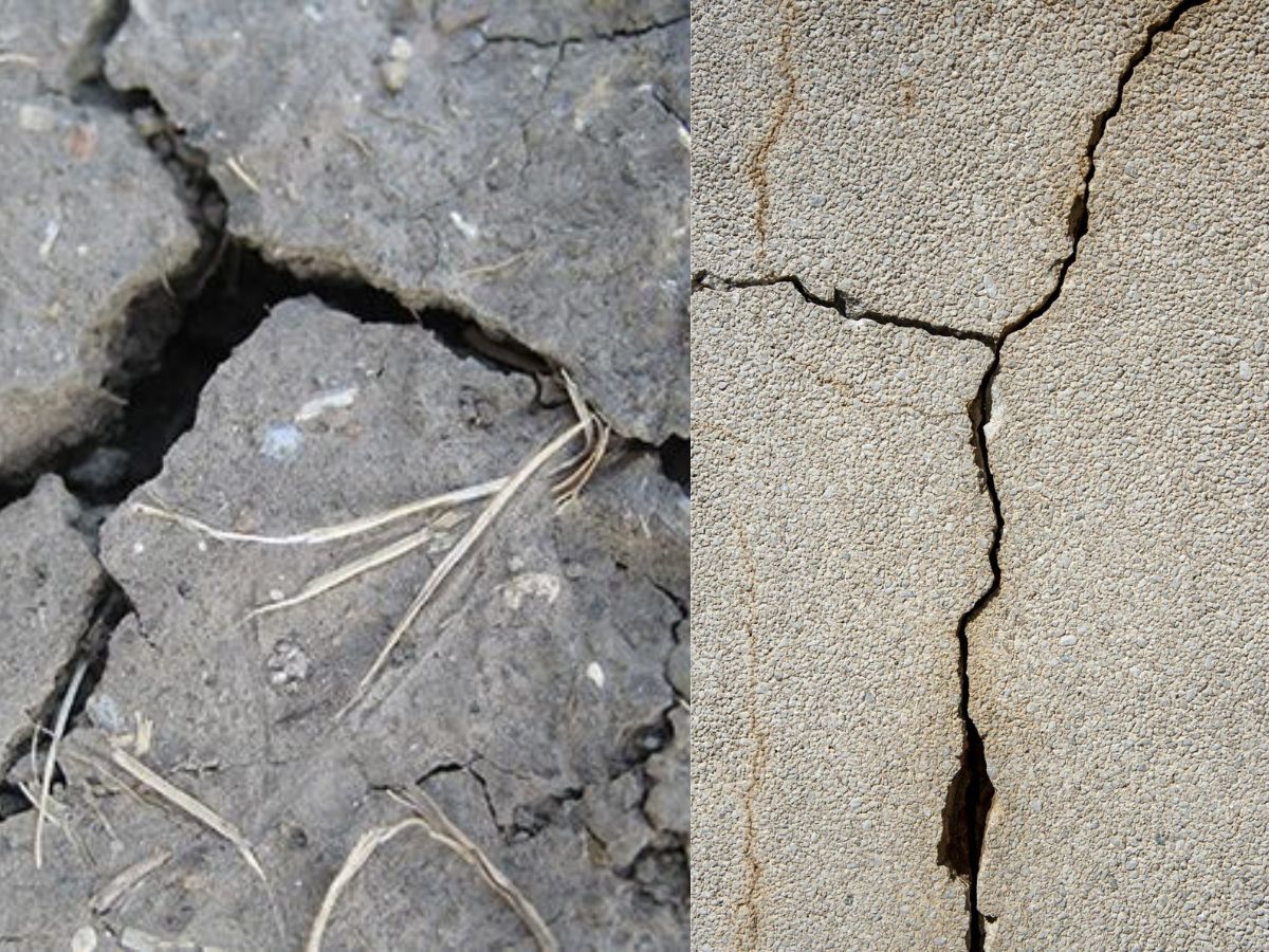 Seal cracks and gaps