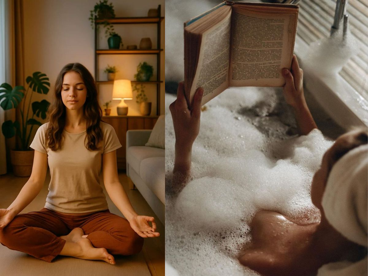 Create a relaxing bedtime routine