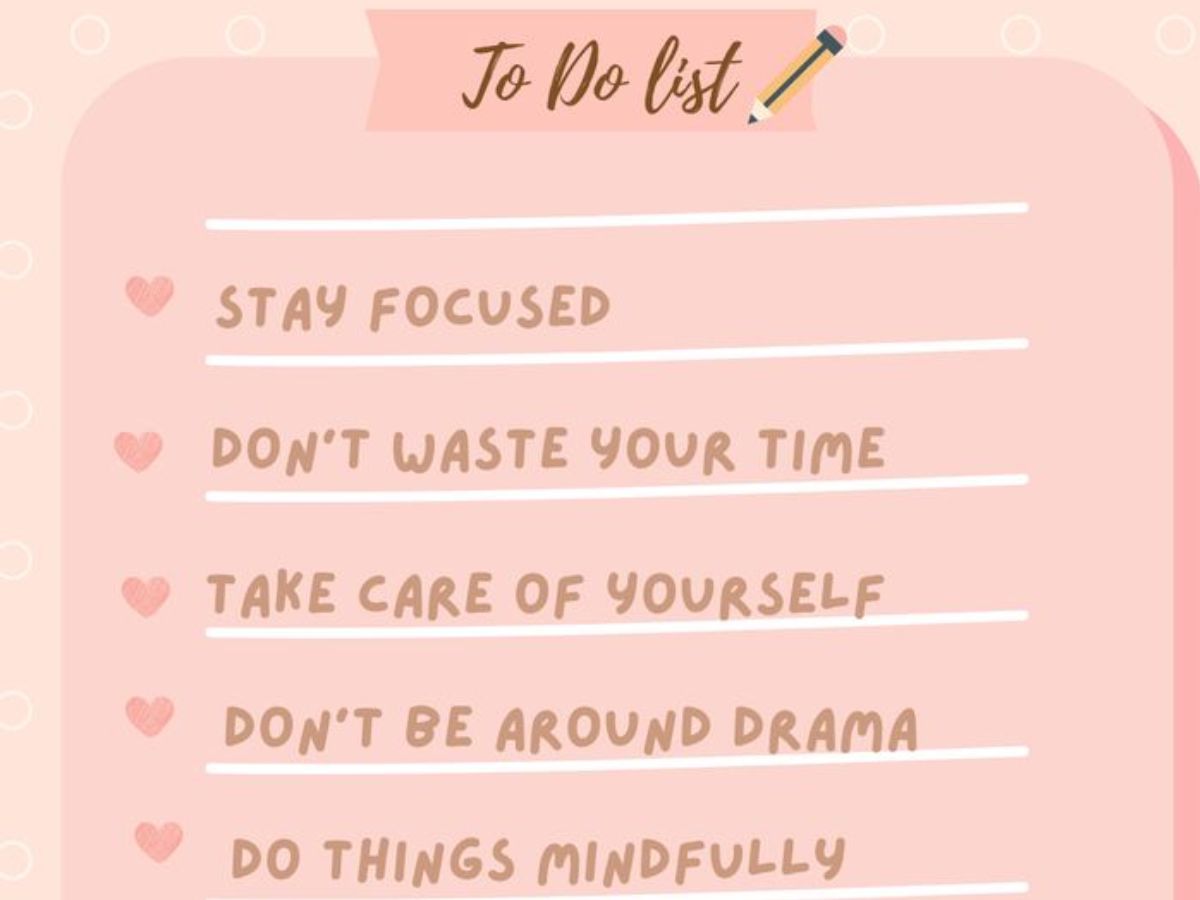Make a morning to-do list