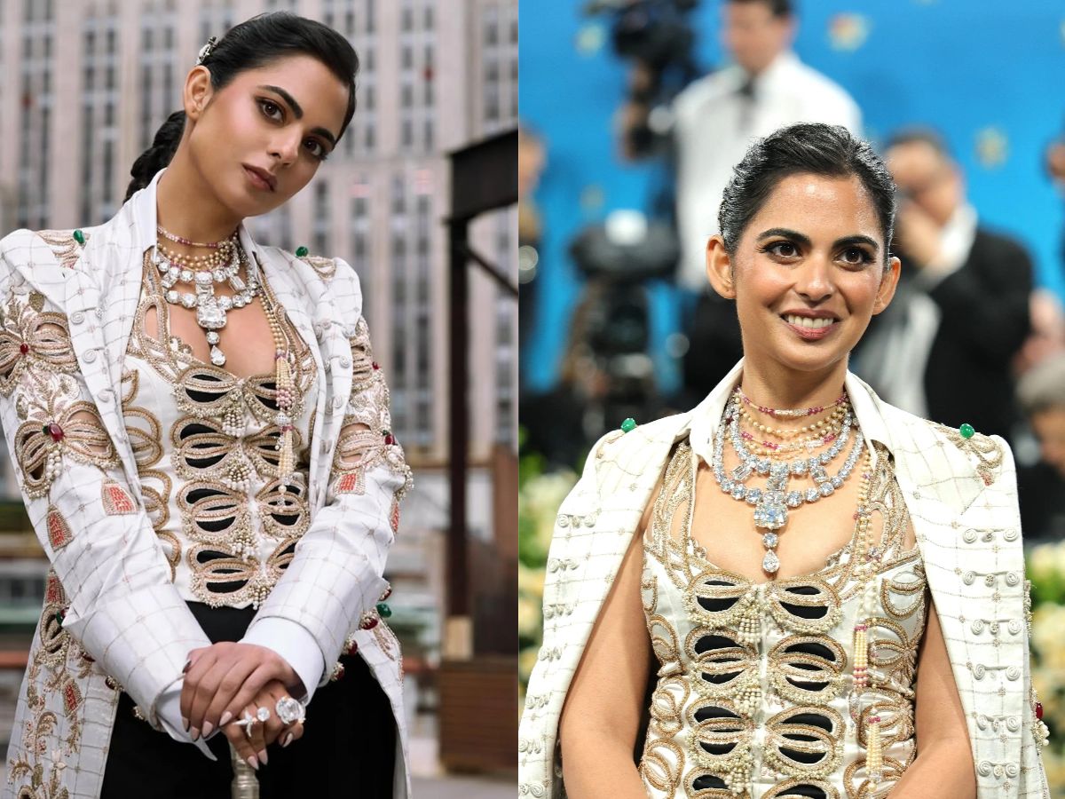 Met Gala 2023 look, Prabal custom gown and jacket