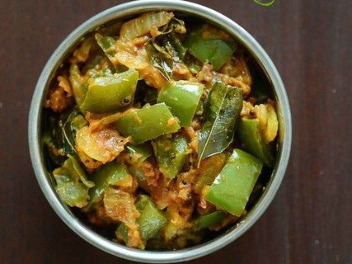 Capsicum Besan Sabzi