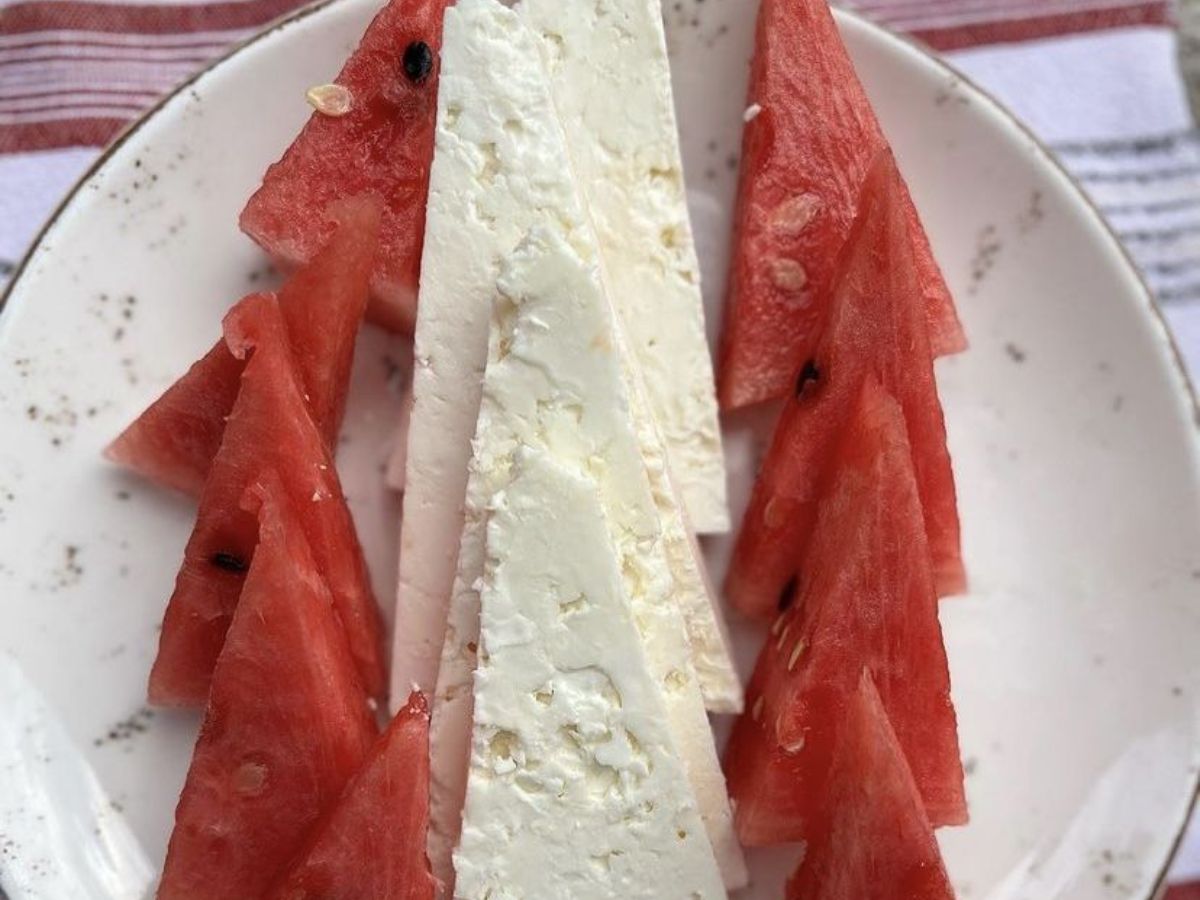 Watermelon and Feta Cheese