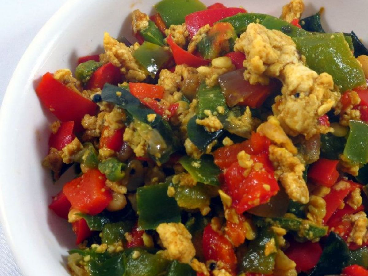 Capsicum Egg Bhurji