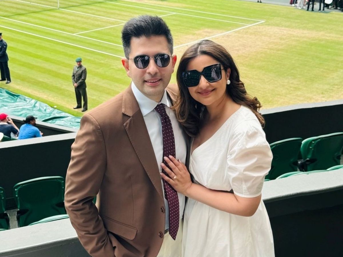Parineeti Chopra and Raghav Chadha Made Stylish Appearance at Wimbledon 2024