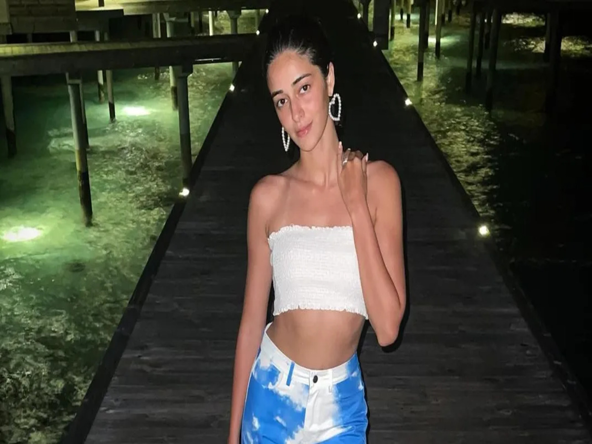 Ananya Panday in stylish summer outfits in the Maldives.