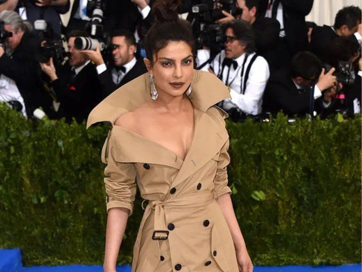 Iconic Trench Gown at Met Gala