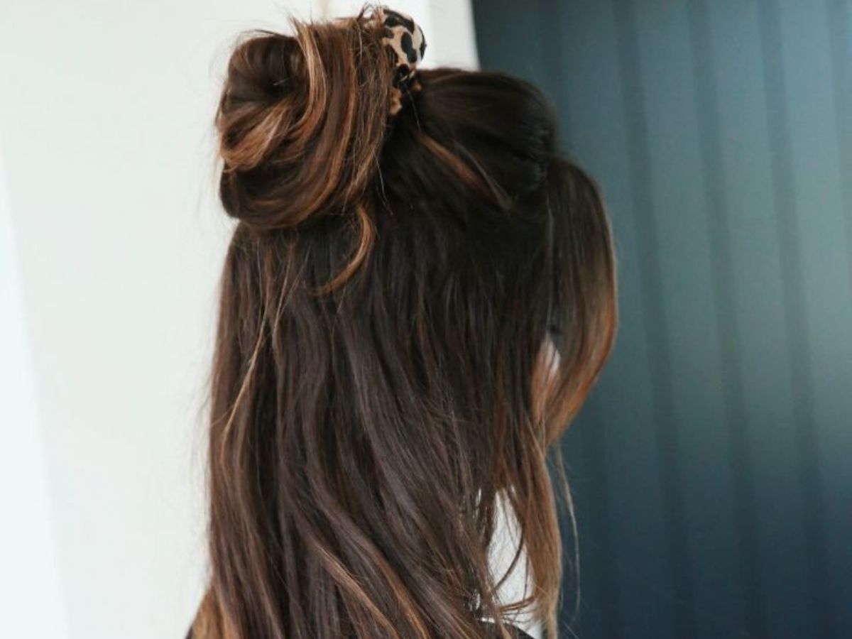 Effortless Half-Up Top Knot/Bun (Girls)