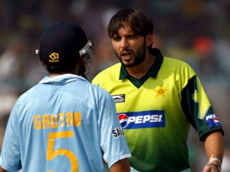 Fight with Afridi – 2007 ODI Match