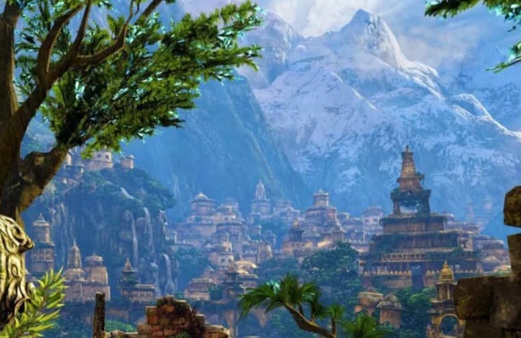 Mythical hidden land in the Himalayas called Gyanganj
