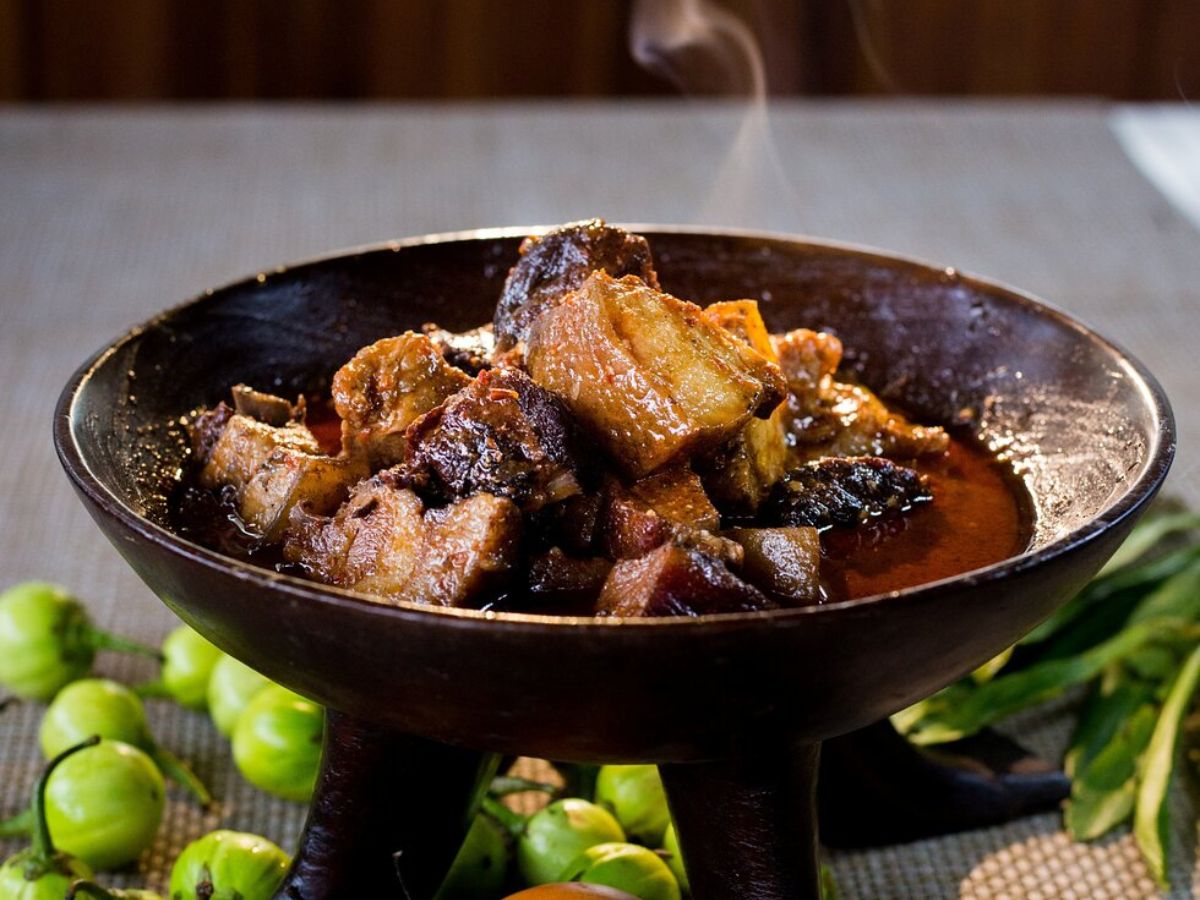 Smoked Pork with Bamboo Shoot (Nagaland)