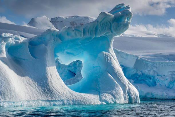 Antarctic glacier melting