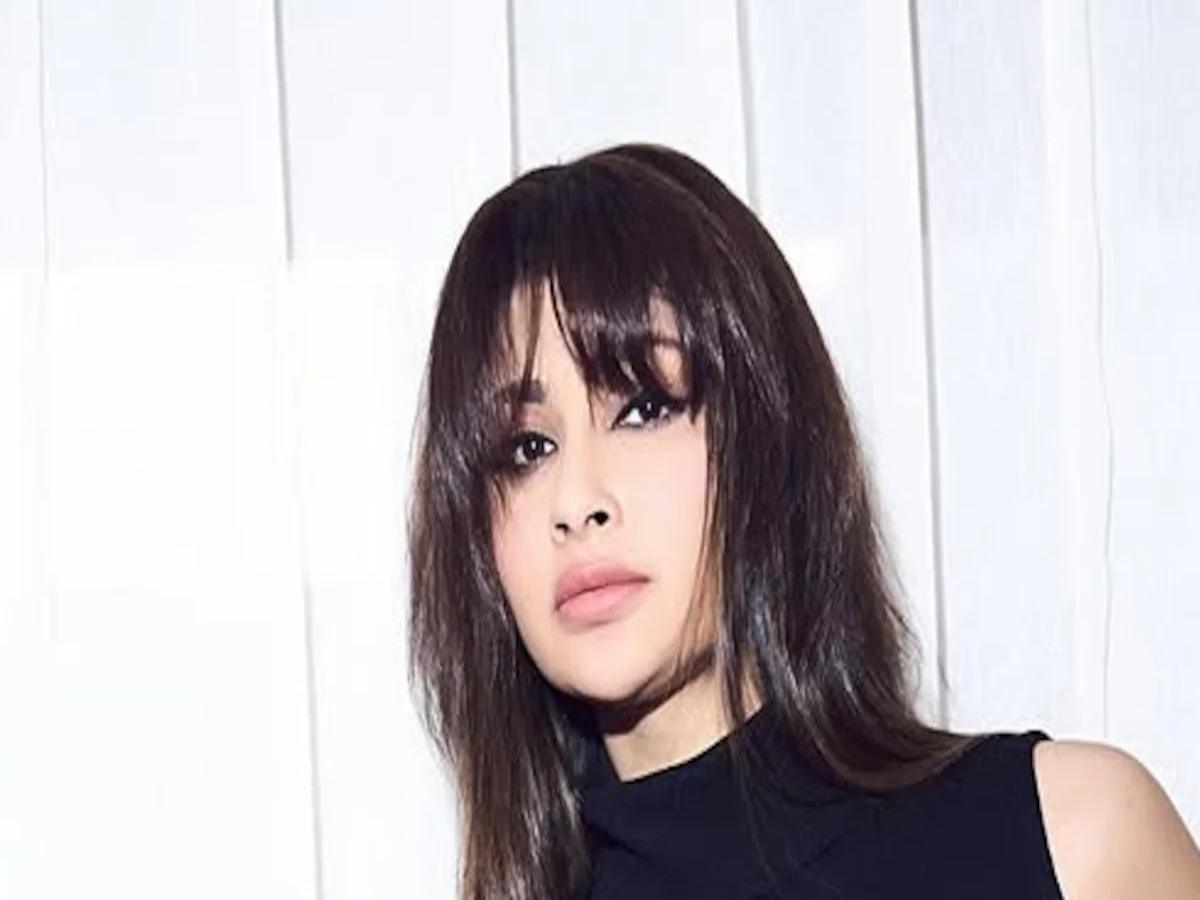 Mouni Roy showcasing her latest fashion look.