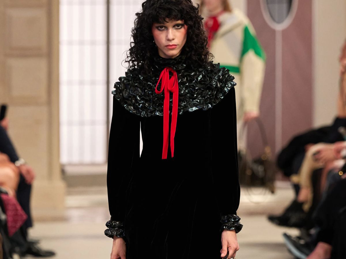 Model in Louis Vuitton’s 2025