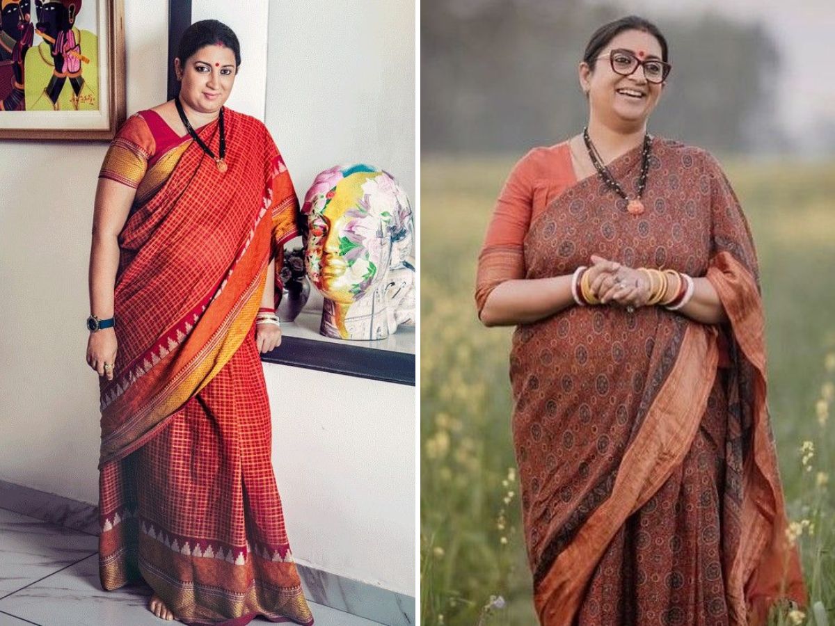 Smriti Irani – Handloom with Purpose