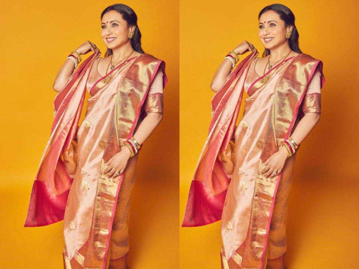 Rani Mukerji Inspired Bengali Draping Style