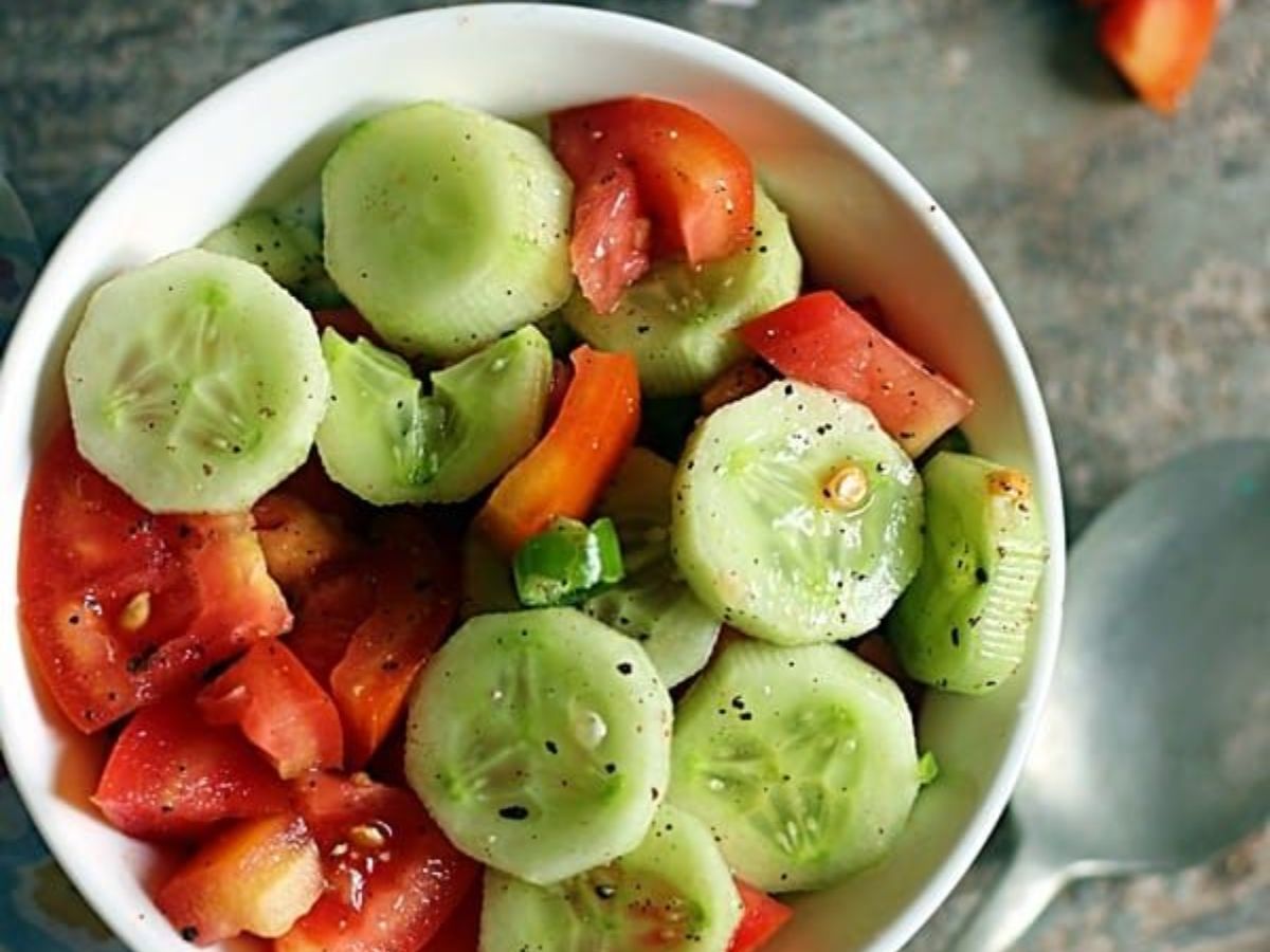 Tomatoes and Cucumbers