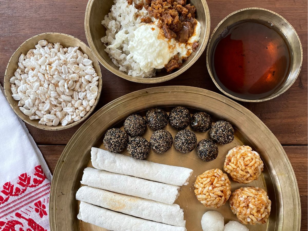 Assam - Jolpaan with Pitha